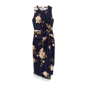 Abigail Brushed Knot Mini Dress